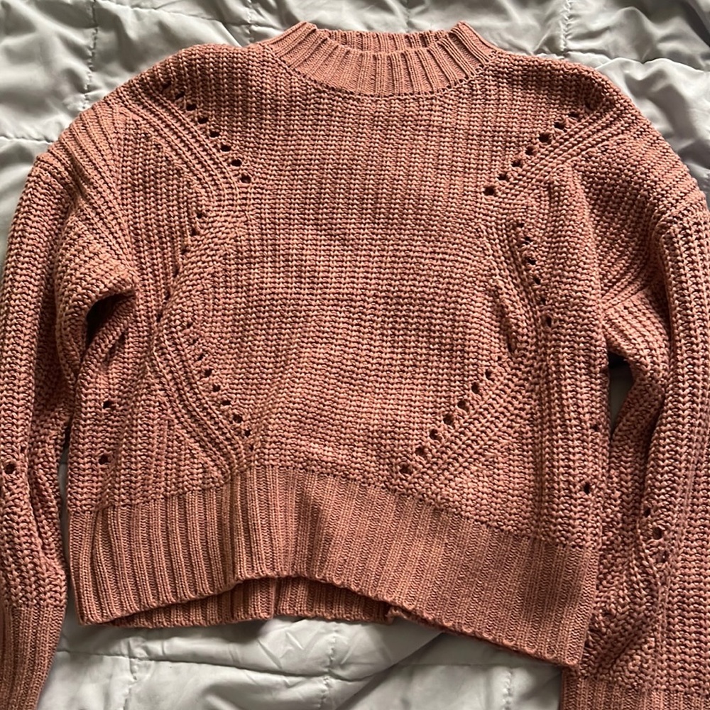 Super cute sweater. Peach color. Size M